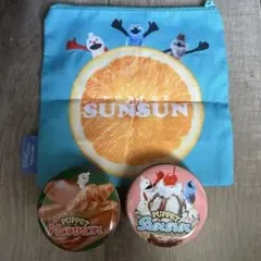 PUPPET SUNSUN ポーチ 缶ケース セット