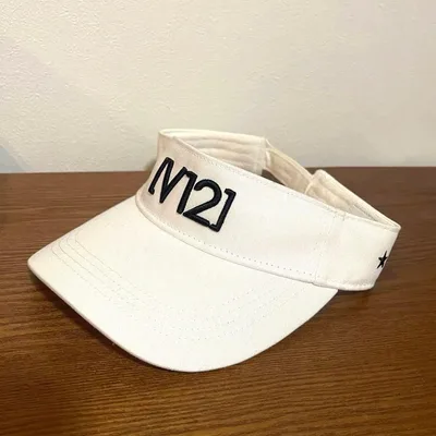 V12 twelve ゴルフ サンバイザー ホワイト レディースウェア キャップ