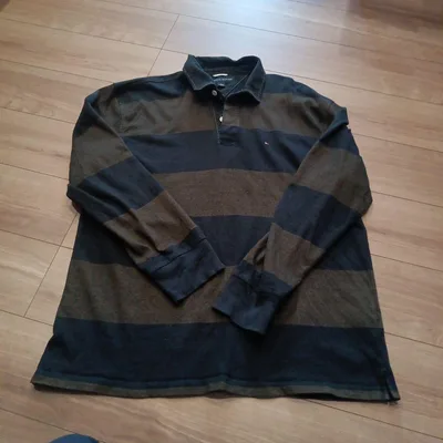 TOMMY HILFIGER ラガーシャツ 長袖 XL
