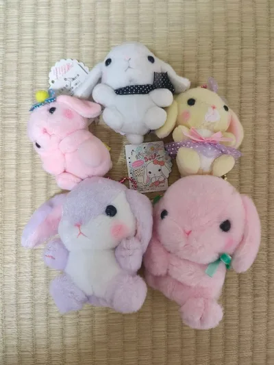 AMUSE ぽてうさろっぴー ぬいぐるみ 5点セット