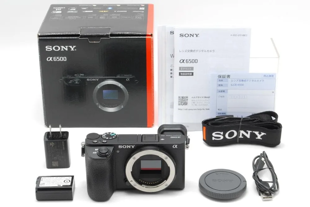 SONY α6500 ボディ ミラーレス一眼 元箱 バッテリー付