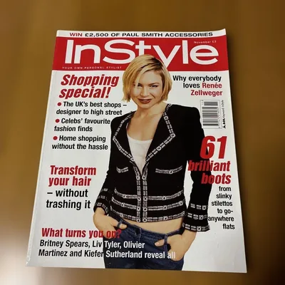ปก Renée Zellweger ฉบับเดือนพฤศจิกายนของ InStyle UK