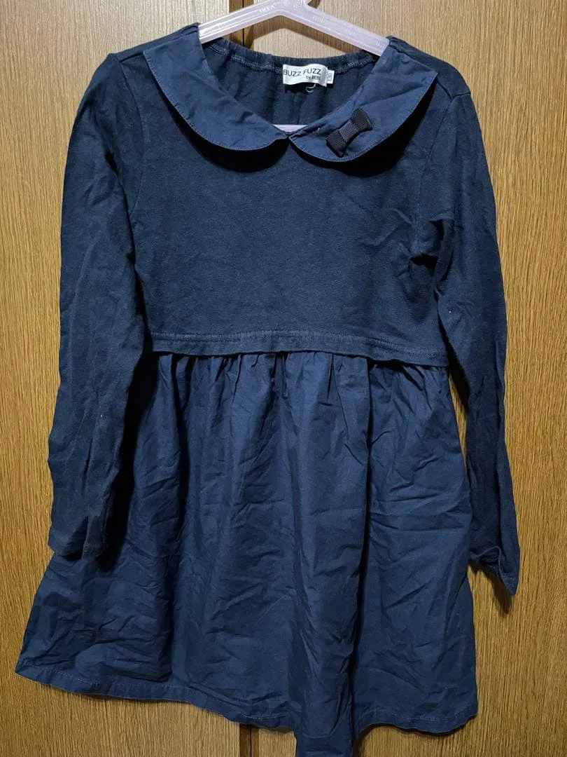 値下げ! べべ ワンピース 紺色 130