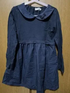 値下げ! べべ ワンピース 紺色 130
