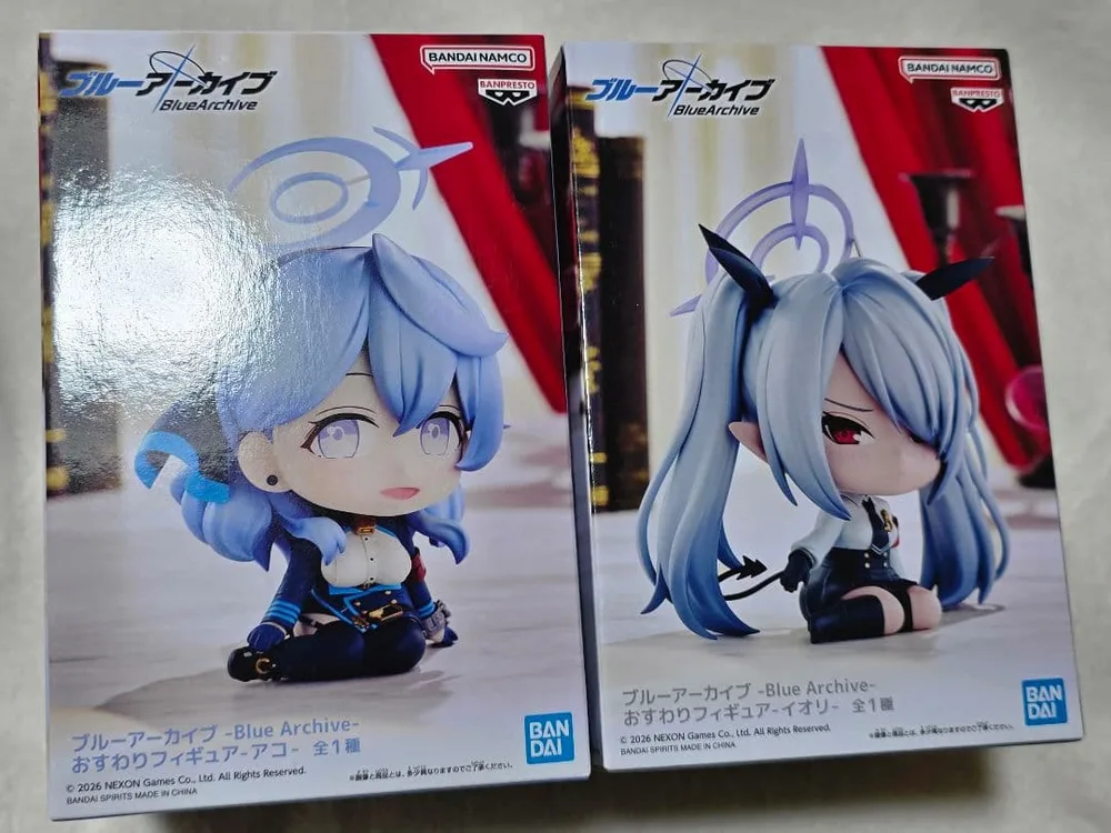 ブルーアーカイブ おすわりフィギュア アコ イオリ 2種セット