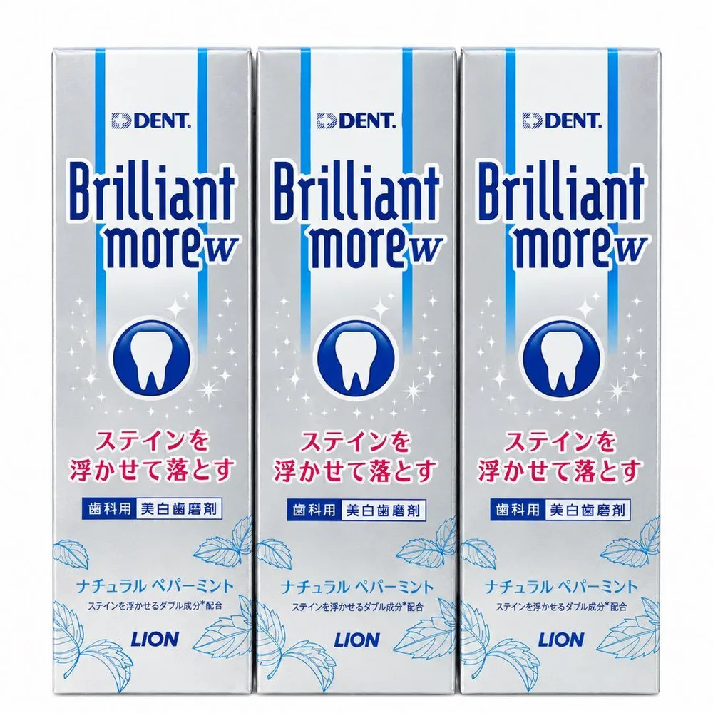 DENT. Brilliant more W ナチュラルペパーミント 3本セット