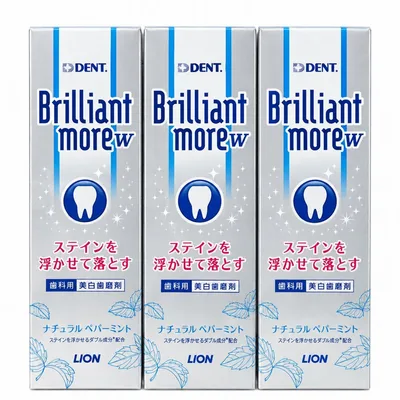 DENT. Brilliant more W ナチュラルペパーミント 3本セット