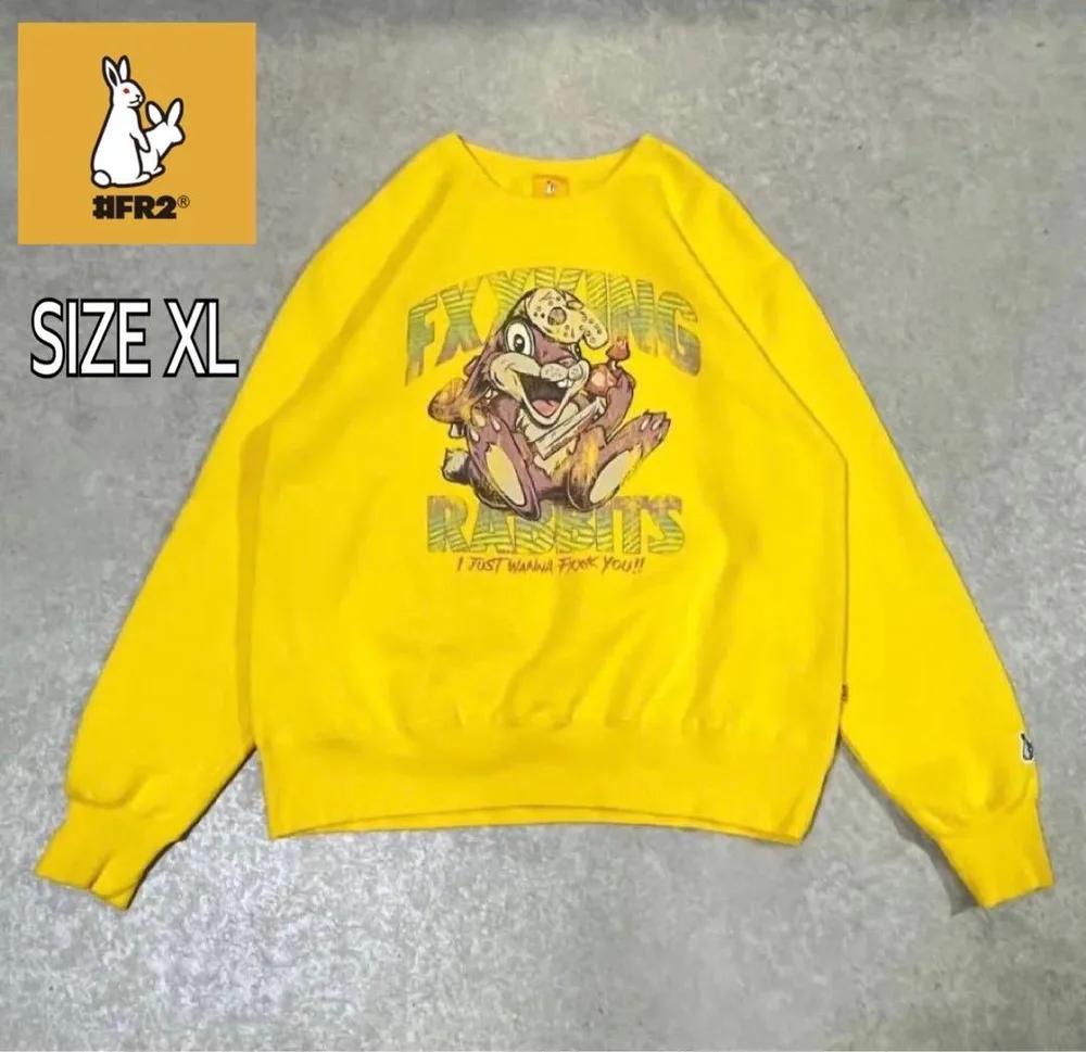 #FR2 エフアールツー スウェット 13日の金曜日 黄色 XL 入手困難