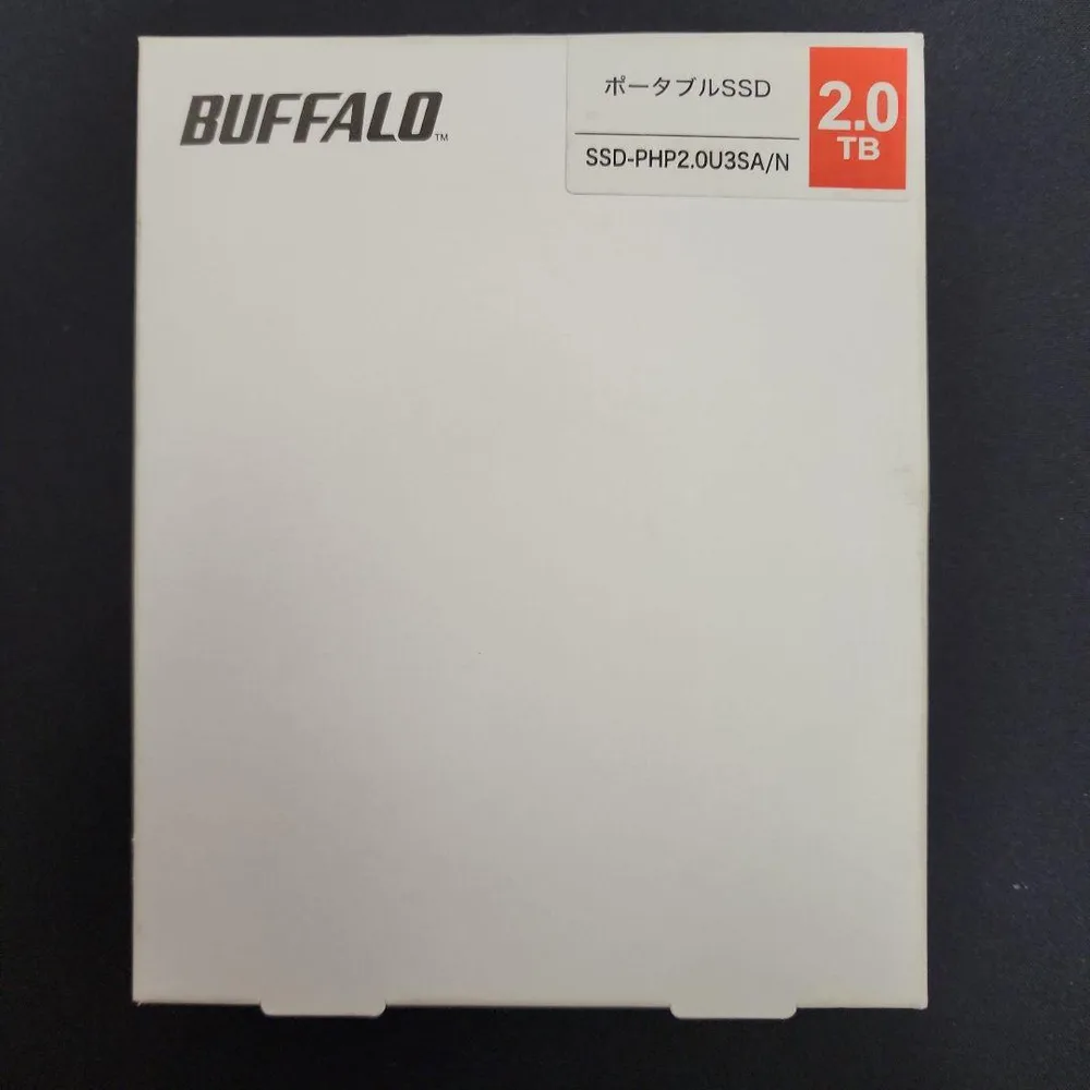 BUFFALO ポータブルSSD 2.0TB SSD-PHP2.0U3SA/N
