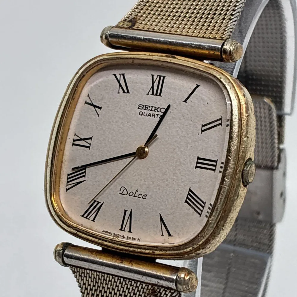 良品 稼働品 Seiko Dolce メンズ 腕時計 1981年製 ヴィンテージ