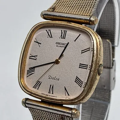 良品 稼働品 Seiko Dolce メンズ 腕時計 1981年製 ヴィンテージ