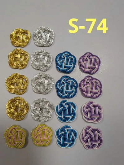 水引の3本取り梅結び 18個 S-74