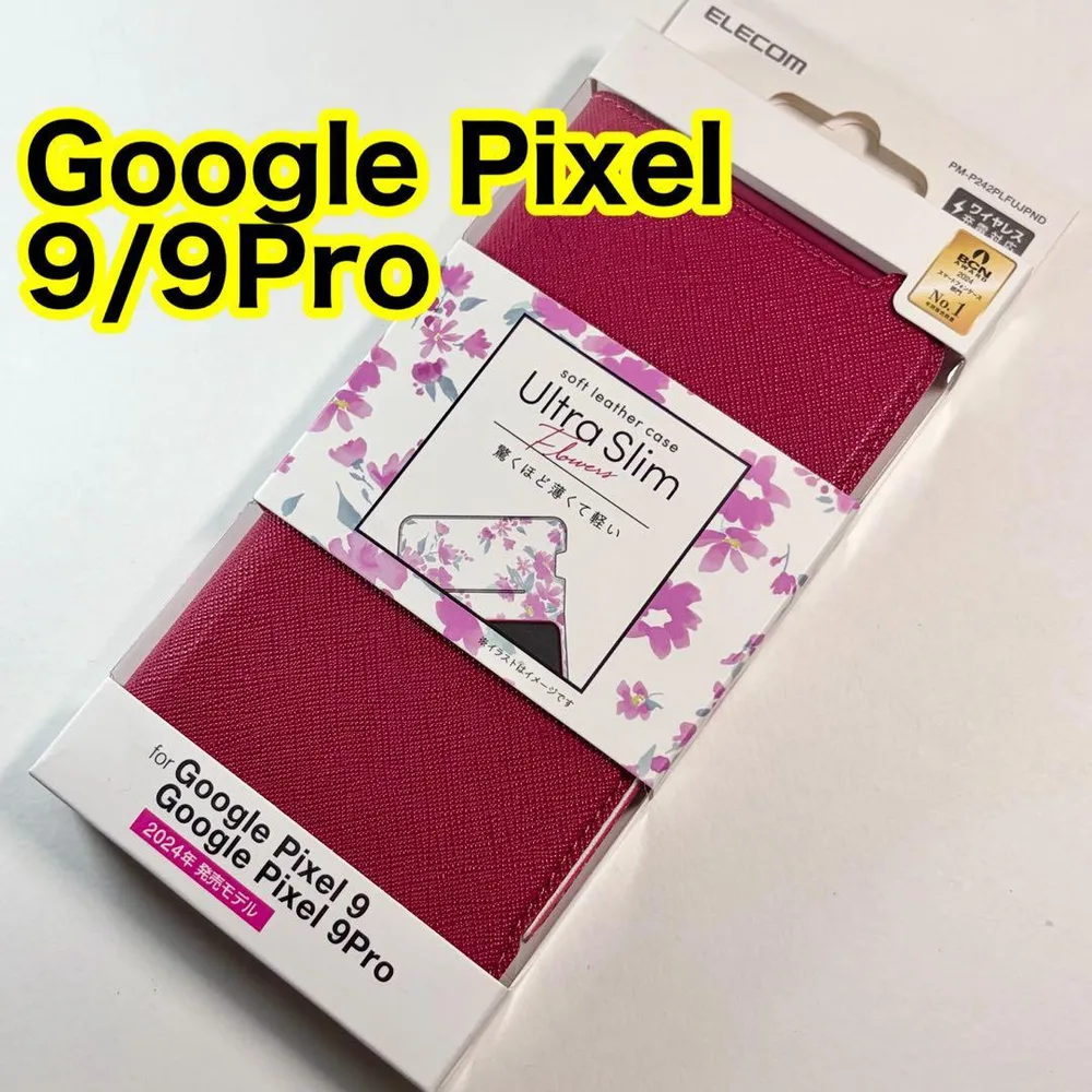 Google Pixel9/9Pro 手帳型ケース ピンク561
