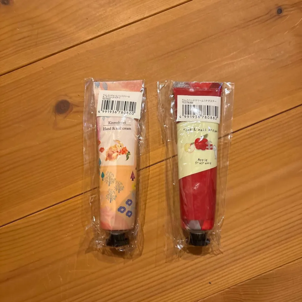 ハンド&ネイルクリーム 2種セット キンモクセイ りんご