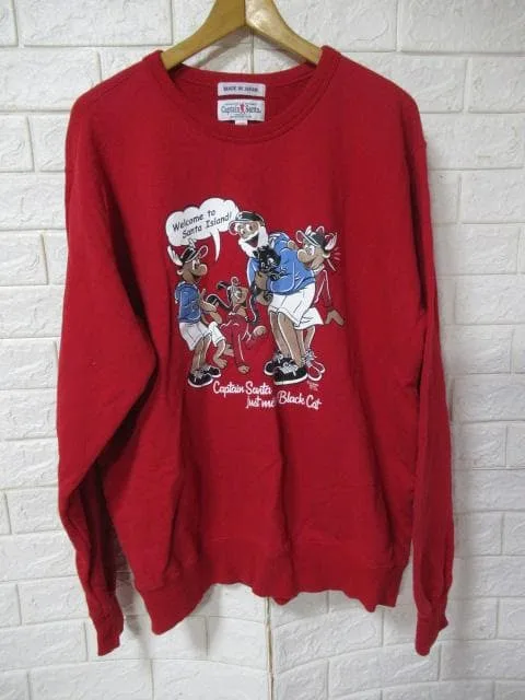 Captain Santa キャプテンサンタ スウェット レッド XL