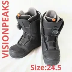 VISIONPEAKS スノーボードブーツ ブラック サイズ24.5cm