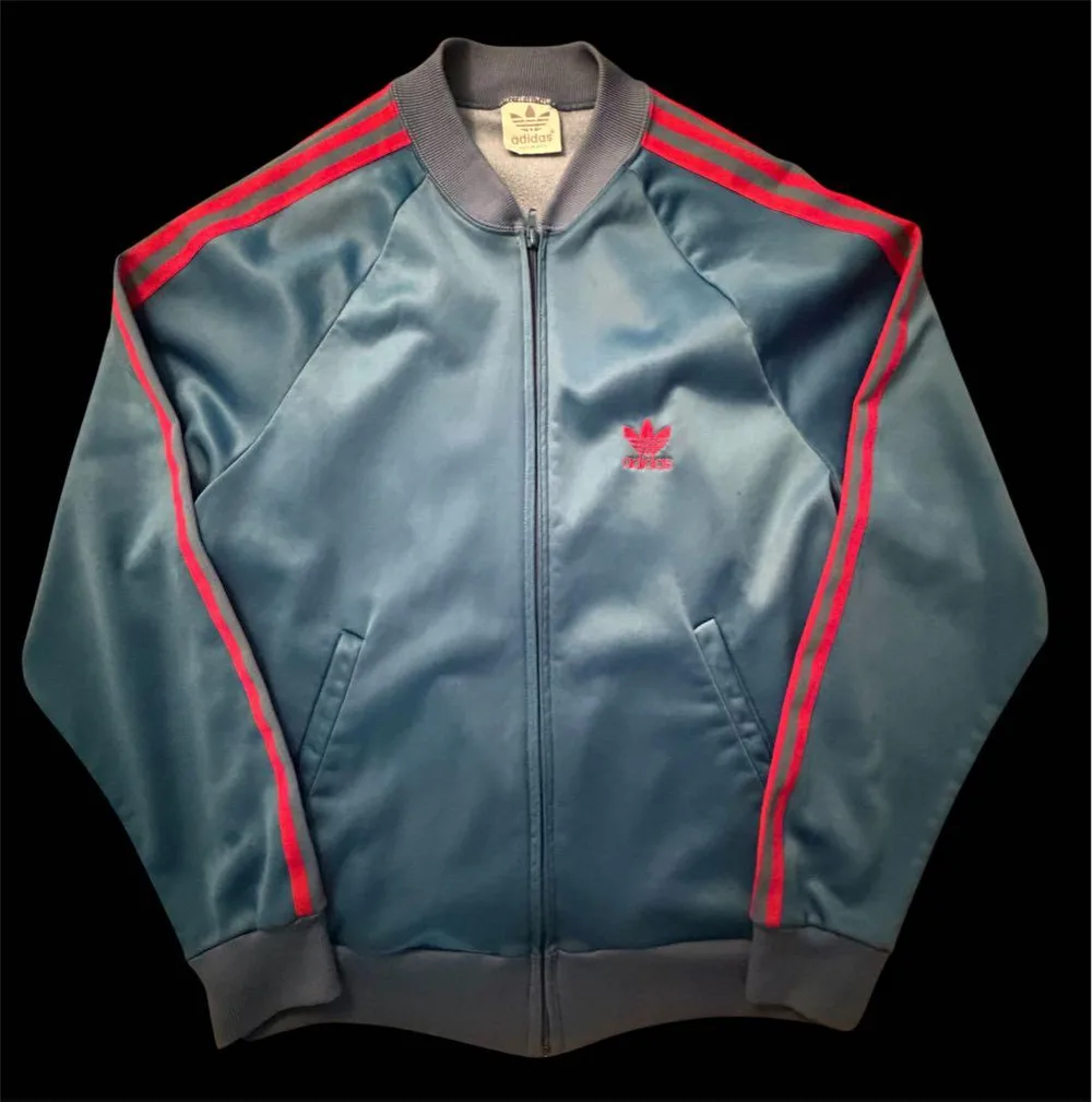 80s adidas ATP トラックジャケット ターコイズブルー