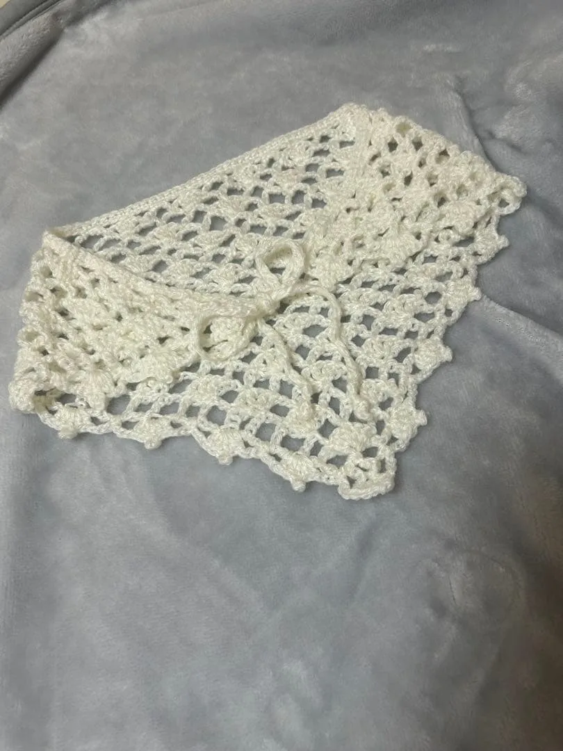 ハンドメイド かぎ針編み ヘッドドレス