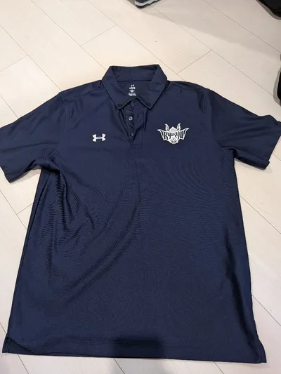 UNDER ARMOUR 琉球ゴールデンキングス ポロシャツ ネイビー L