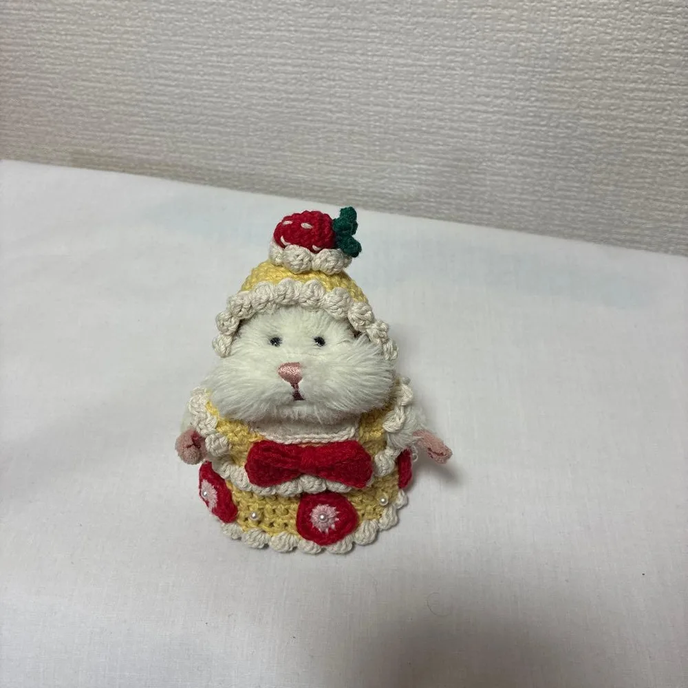 はむにぎり いちご帽子 ショートケーキなドレス