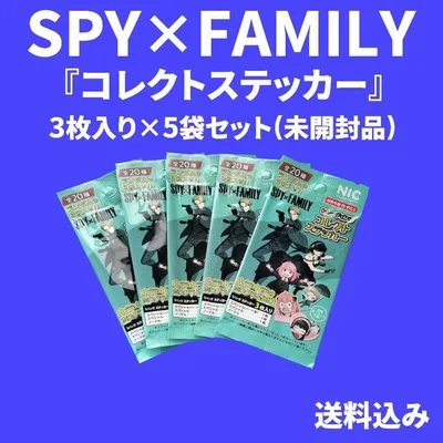 SPY×FAMILY “Trading Collect Stickers” เซ็ต 5 ใบ