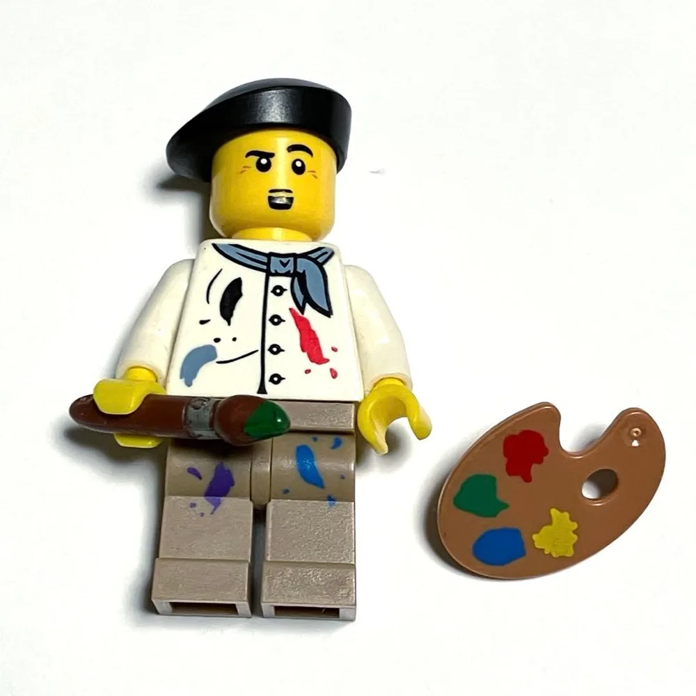 画家 【正規品】LEGO レゴ ミニフィグ シリーズ4