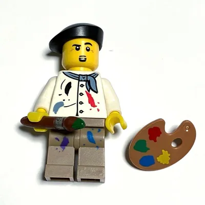 画家 【正規品】LEGO レゴ ミニフィグ シリーズ4