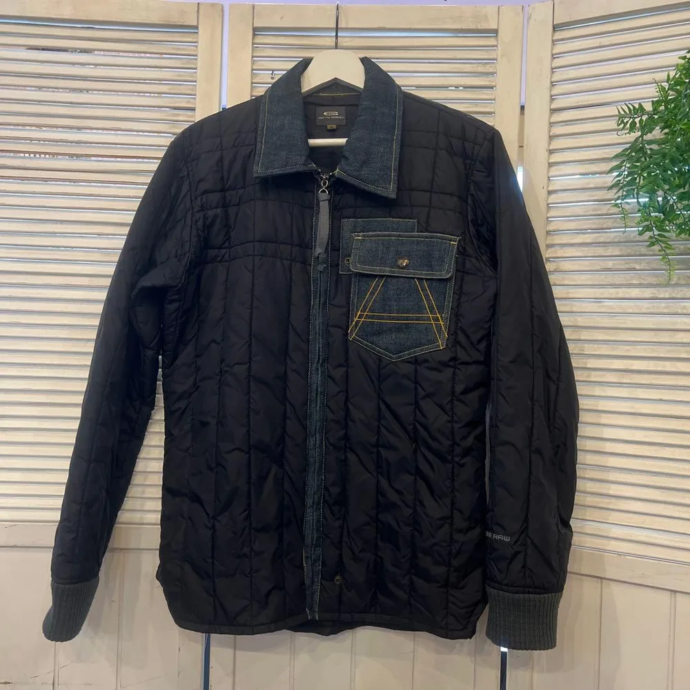 G-STAR RAW キルティングジャケット デニム切替