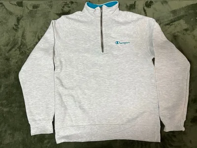 【90s USA製】Champion チャンピオン ハーフジップ スウェット