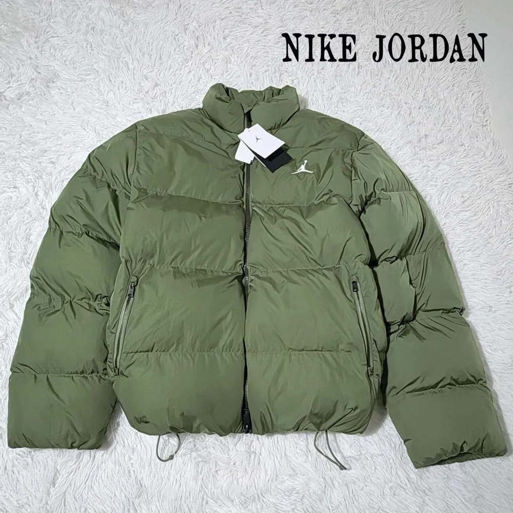 【新品タグ付】NIKE JORDAN ジョーダン パファージャケット XL 緑