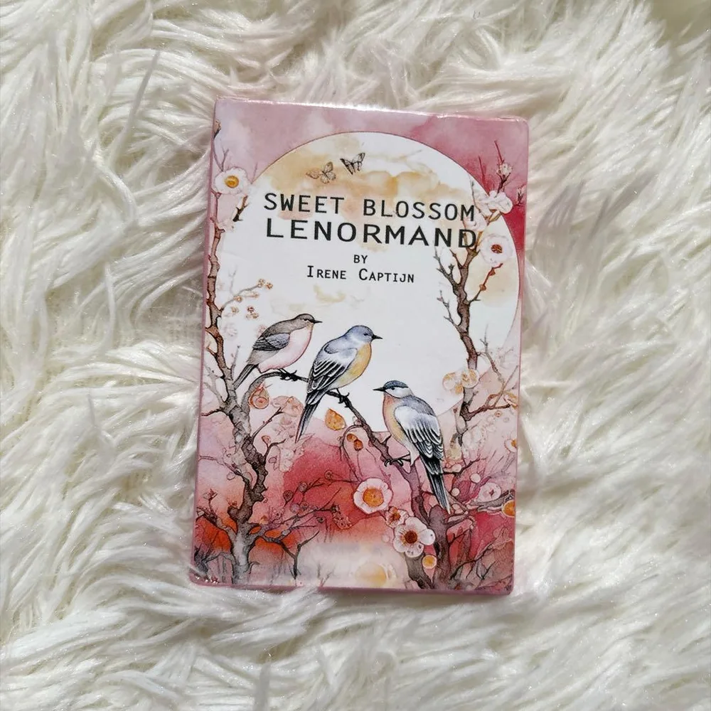 รีสต๊อก!! ️ การ์ด Sweet Blossom Lenormand 38 ชิ้น การ์ดทำนายดวงชะตา