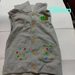 はらぺこあおむし ベスト グレー 120cm