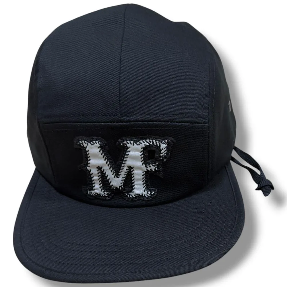 希少品! MONCLER モンクレール キャップ 帽子 BLACK ブラック 黒