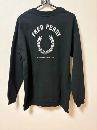 FRED PERRY スウェット ブラック Sサイズ