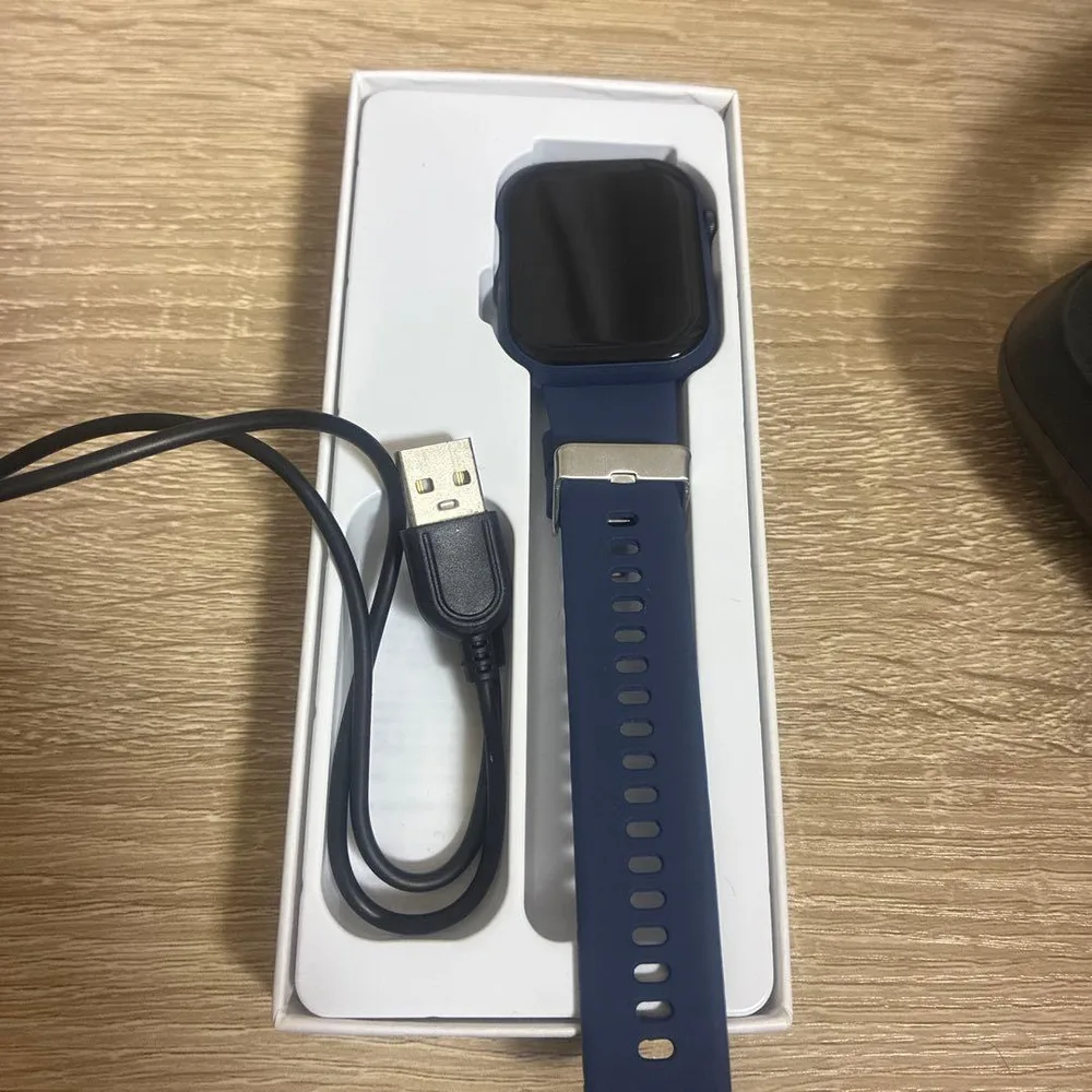 スマートウォッチ 本体 ネイビー