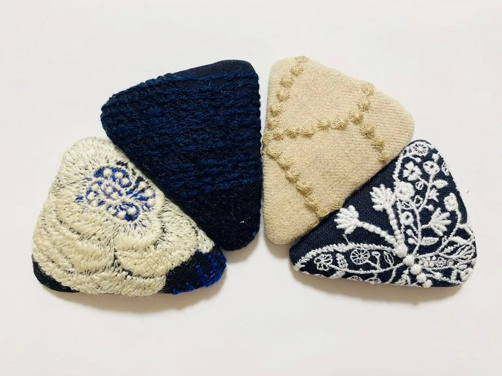 HWのハッピーセット 24 ハンドメイド ミナペルホネン パッチンピン ヘアピン