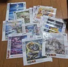 組み合わせ自由 3種類セット ダイヤモンドアート 20×20シリーズ①