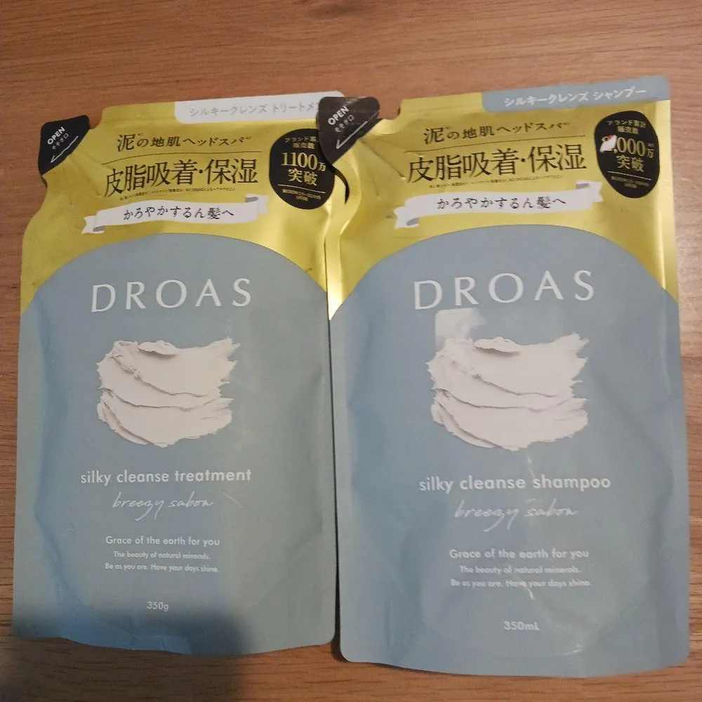 DROASドロアス シルキークレンズシャンプー✕ トリートメント 詰め替え