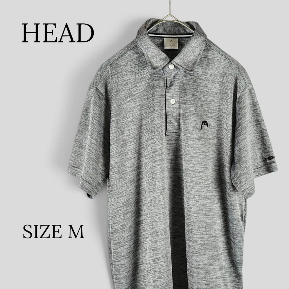 HEAD ヘッド 半袖 ポロシャツ グレー M
