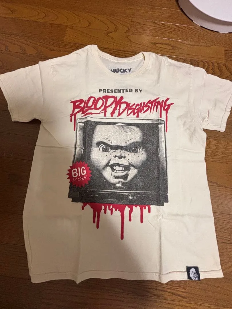 HUCKY × Bloody Disgusting チャッキー プリントTシャツ