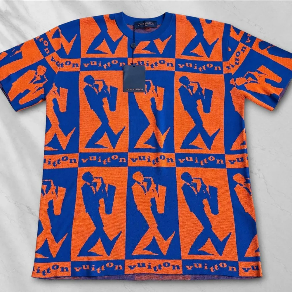 未使用品 ルイヴィトン ジャズ フライヤー ニット 半袖 Tシャツ