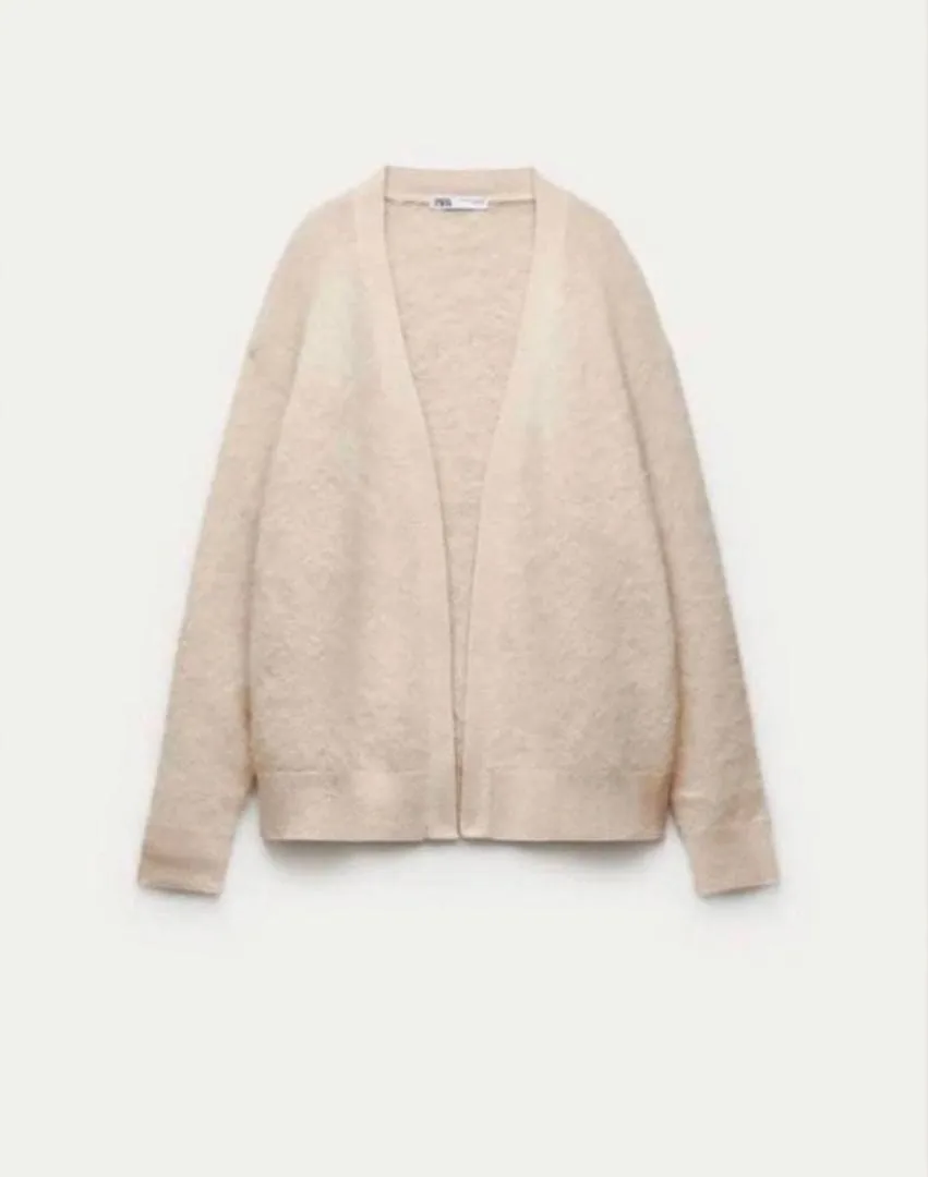 ZARA アルパカウールブレンド カーディガン