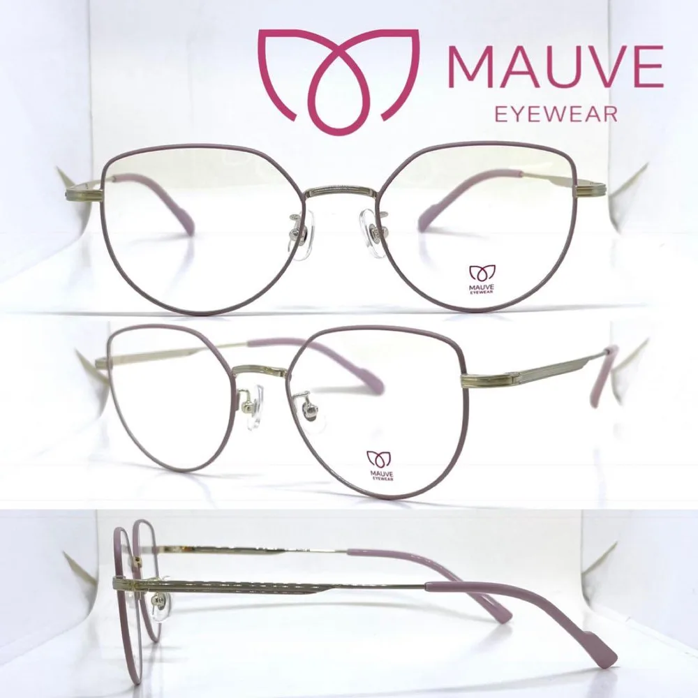 MAUVE Glasses Frame MV-40 C3 LPK/AT Gold