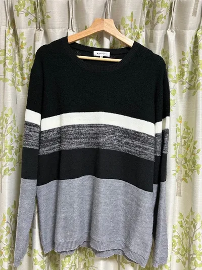 THE SHOP TK ボーダー薄手ニット