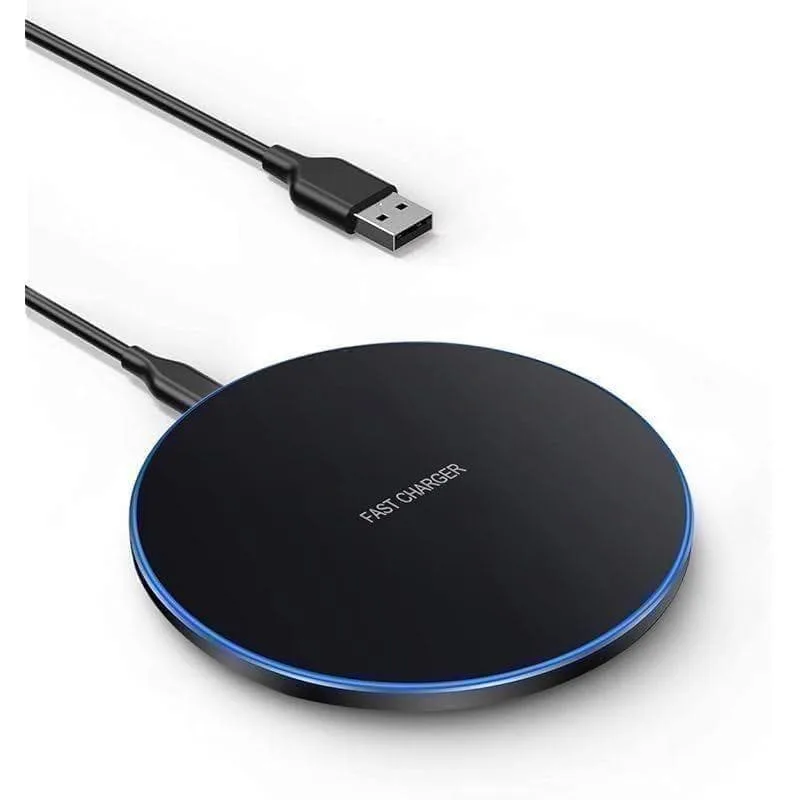 ワイヤレス充電器最大20W出力 USB Type-Cポート超薄型急速充電パッド