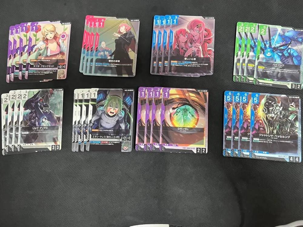 ガンダムカードゲーム 参加賞パック プロモ 8種 各4枚セット