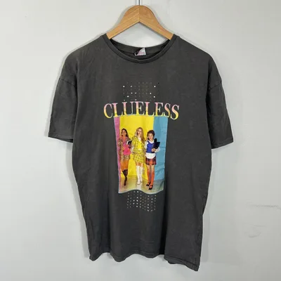 クルーレス/Tシャツ/ビジュー/ブラック/y2k/グランジ/パンク