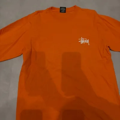 STUSSY 長袖Tシャツ オレンジ S