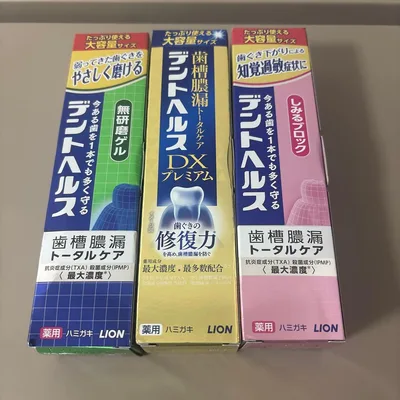デントヘルス 歯磨き粉 3種セット 大容量
