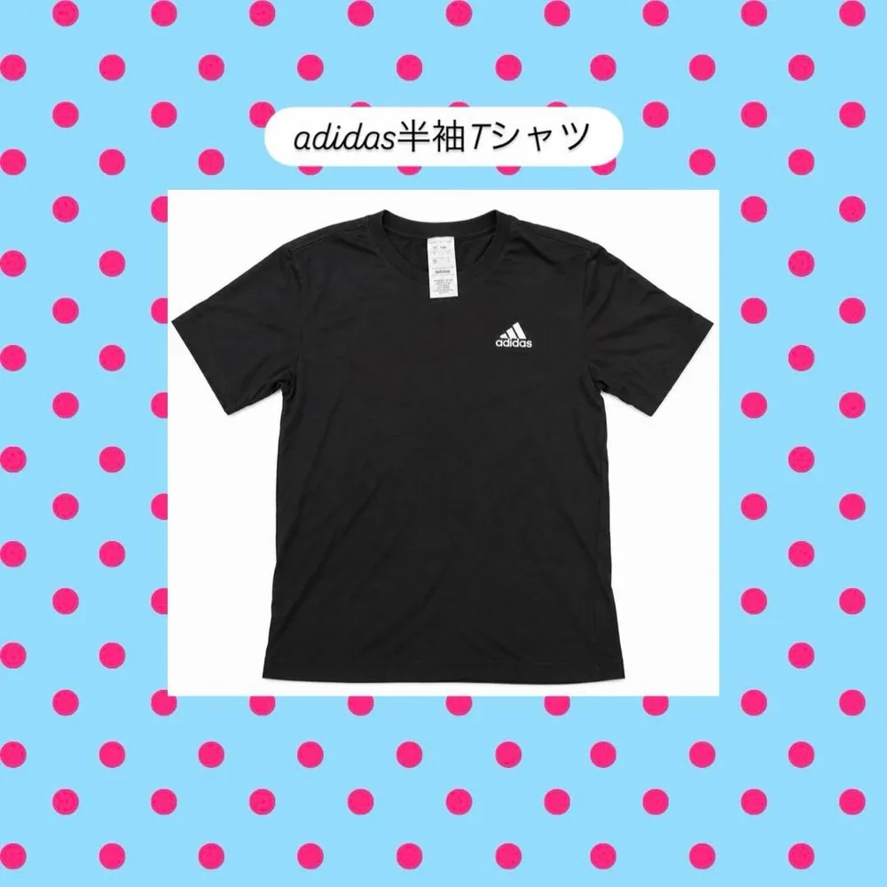 adidas 半袖Tシャツ ブラック